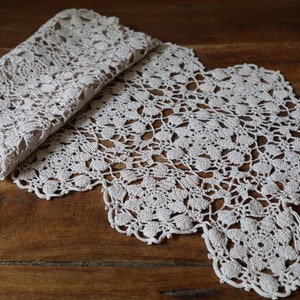 Vintage Crochet Table Runner