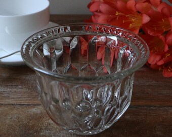 cuenco de cristal antiguo