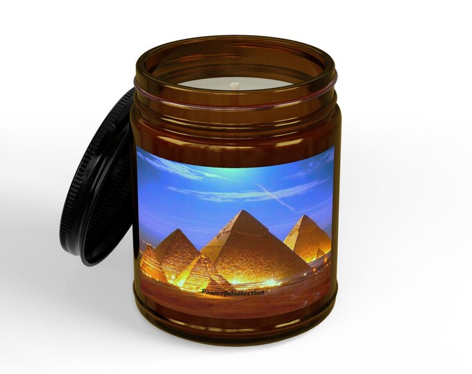 Featured listing image: Egyptian Nights Pyramid Candle Jar | Scented Collection