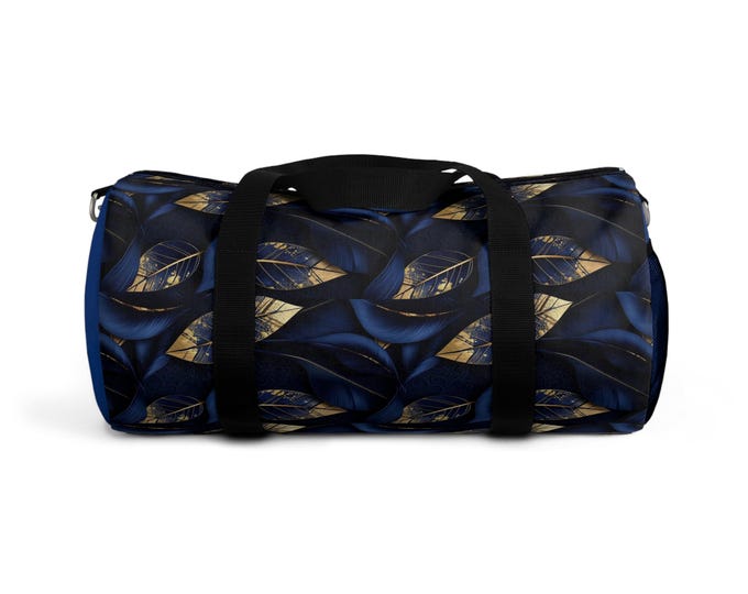 Featured listing image: Elegant Leaf Duffel Bag | Polyester Overnight Travel Gym Bag