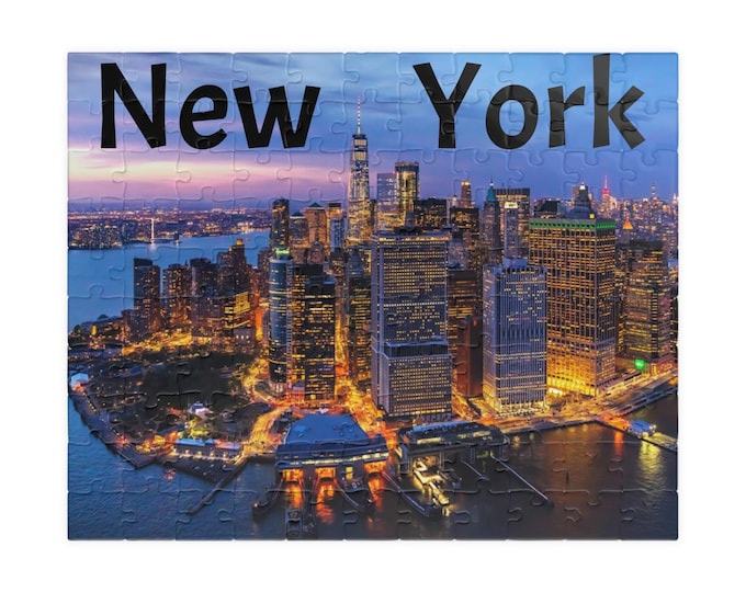 Featured listing image: New York City Puzzle Game 110 Pieces - Great Gift For City Lovers
