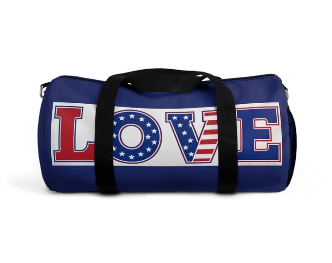 Travel USA Bag American Flag Duffel Gym Wear
