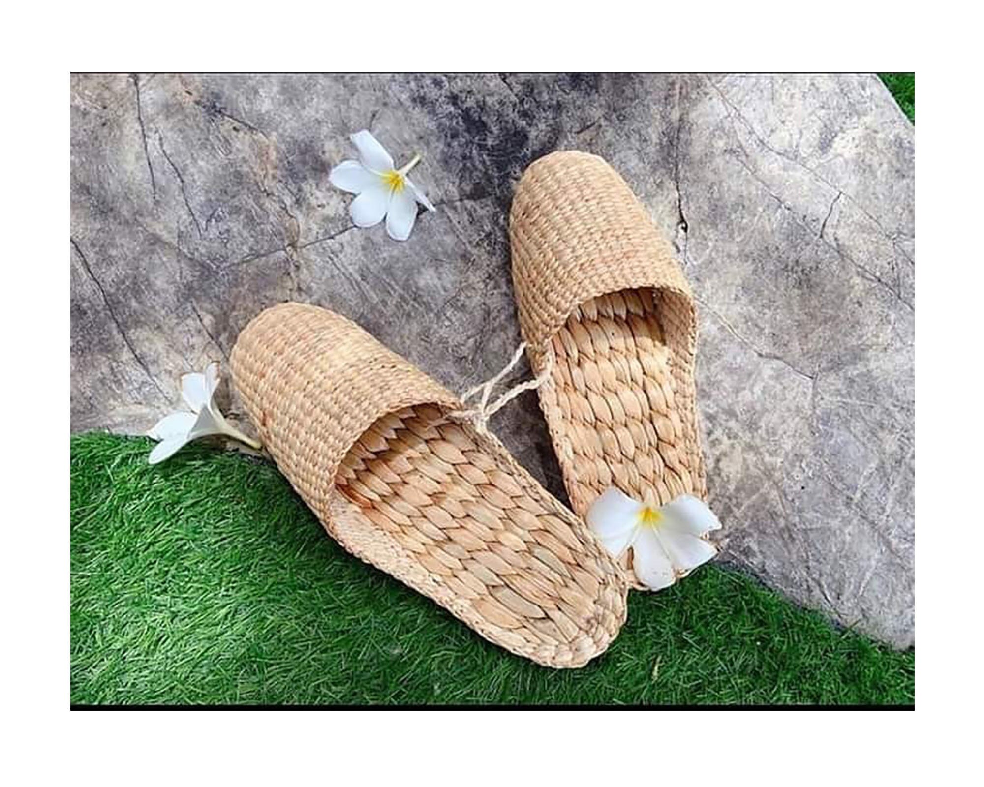 Water hyacinth slippers sale