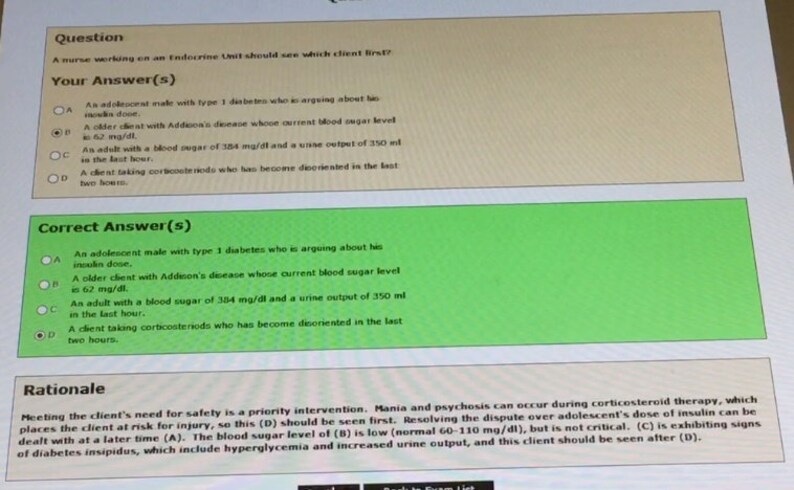 EXIT HESI Exam Screenshots and Test Bank Etsy