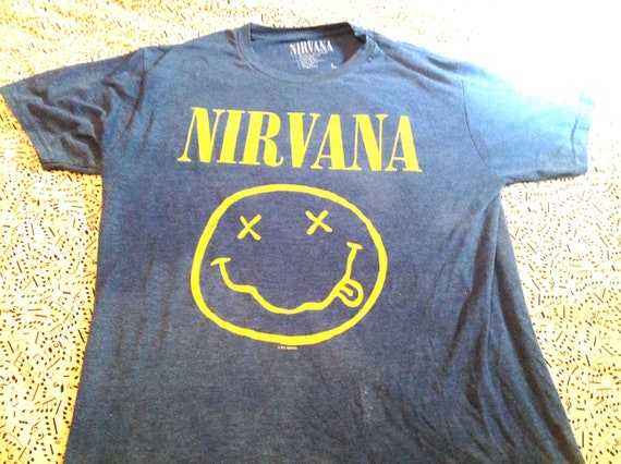 NIRVANA smiley face Lg T-shirt - image 2