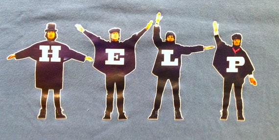 BEATLES Help Xl T-shirt
