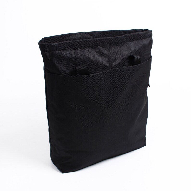 Deuce / Convertible Tote Bag / Backpack / Black Etsy