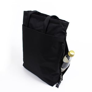 deuce / convertible tote bag / backpack / Black