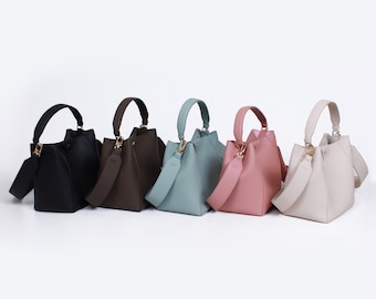 zena shoulder bag - vegan leather, medium