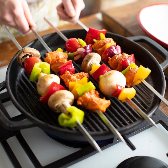 Triangle Kebab Skewers Steel Roasting Stick Sturdy Barbeque - Etsy