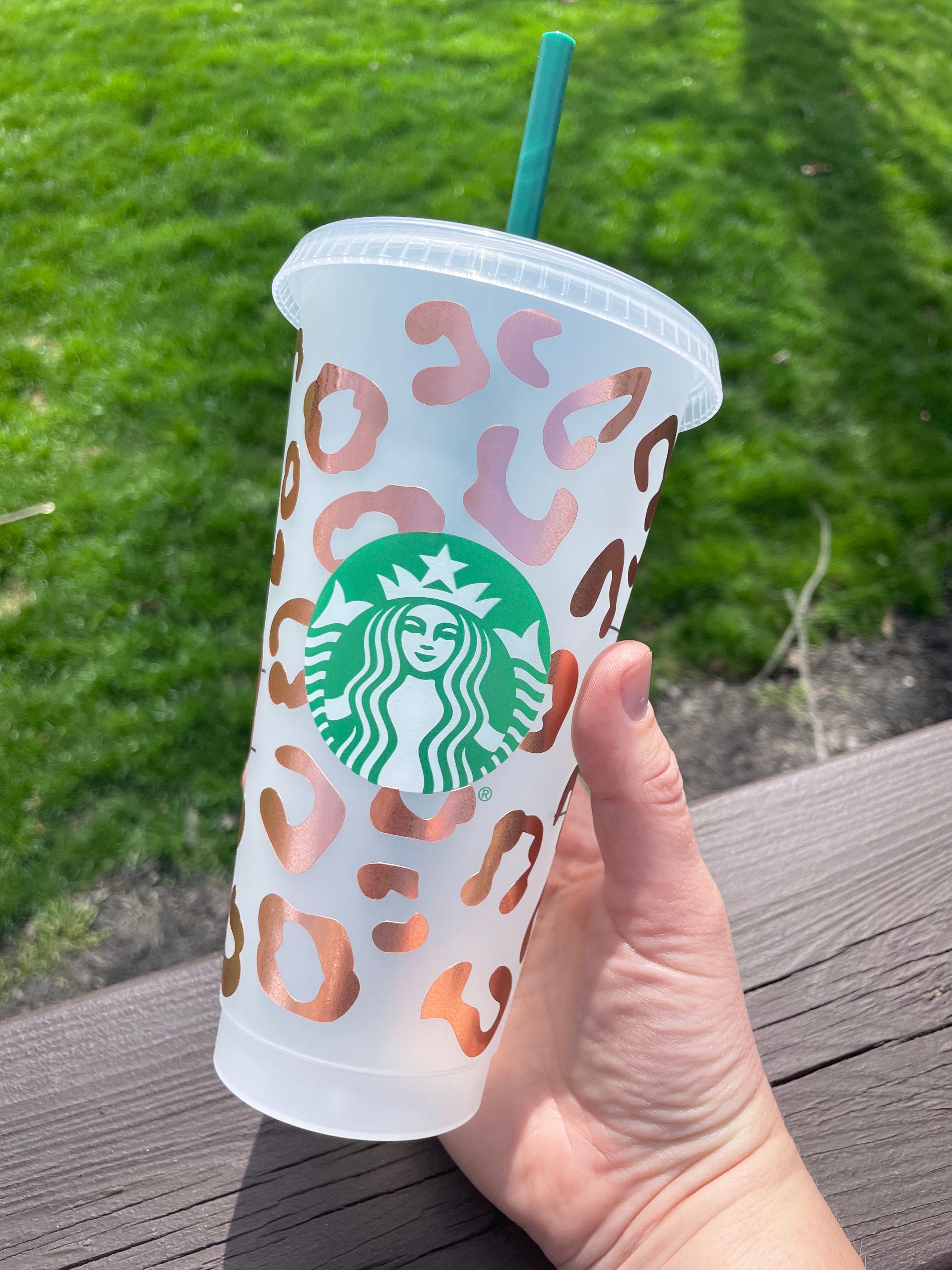 Reusable Starbucks Cup Personalized Iced Coffee Cup Etsy