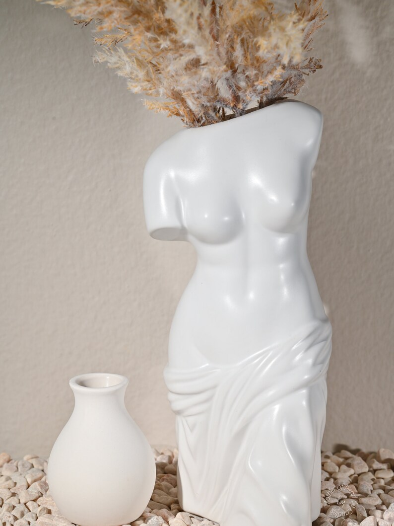 Ceramic Body Vase Female Venus Body Vase Woman Bust Statue Etsy
