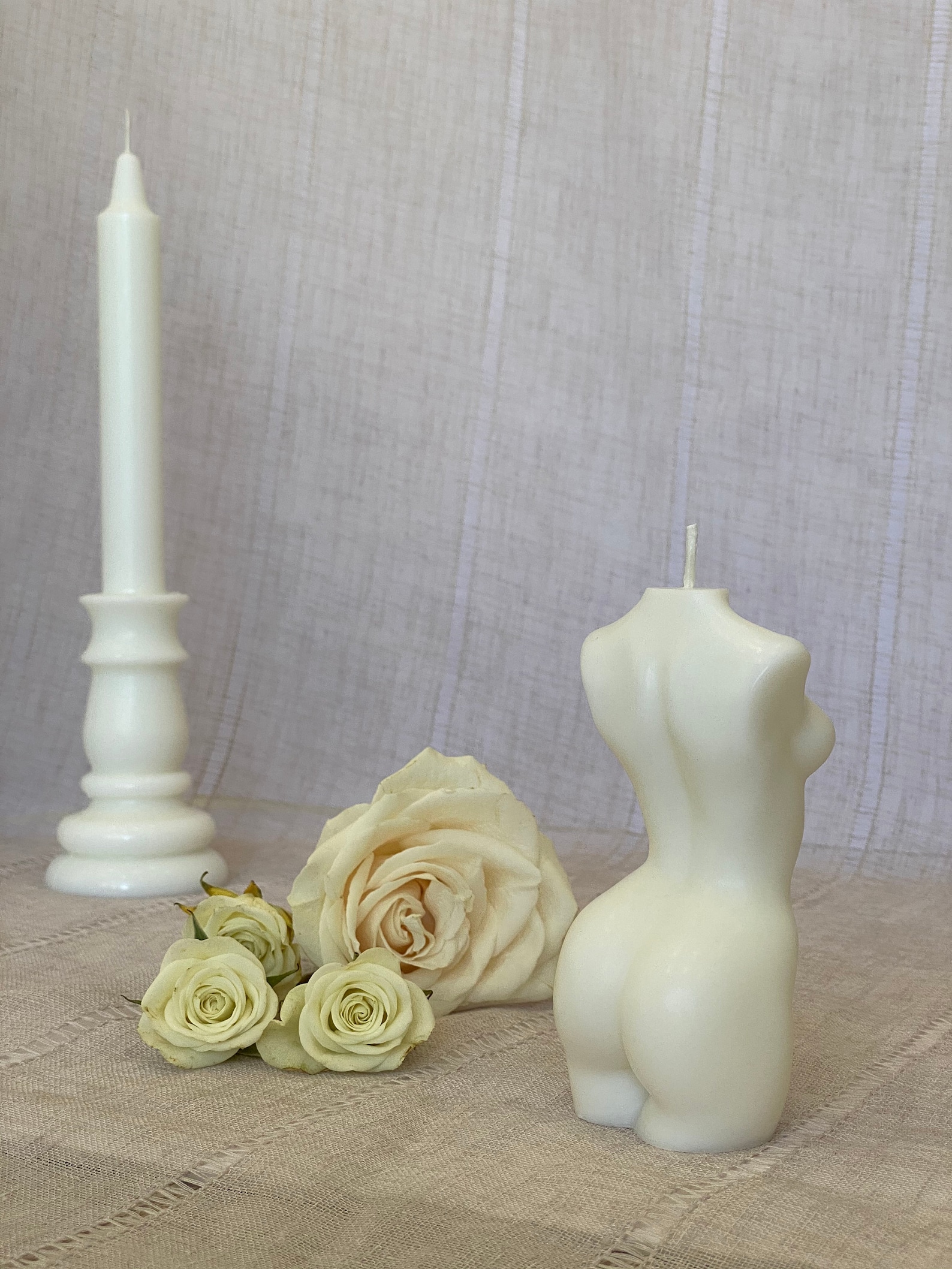 Womens Body Scented Candle Statue Women's Bust Candles Etsy