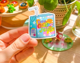 Creative Juice Box Sticker