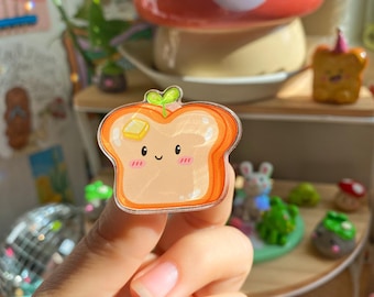 Acrylic Toast Pin