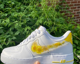 green and yellow air force ones