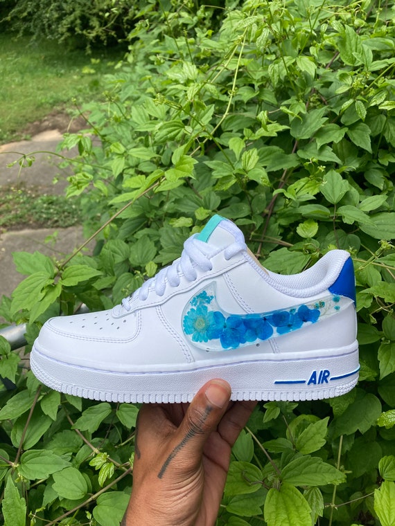 Blue Nike Air Force Dunk | Etsy Ireland