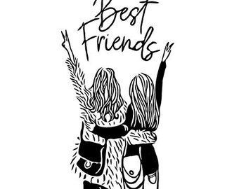Download Best Friends Svg Etsy
