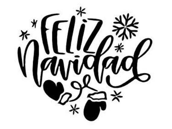 Feliz Navidad Svg - Etsy