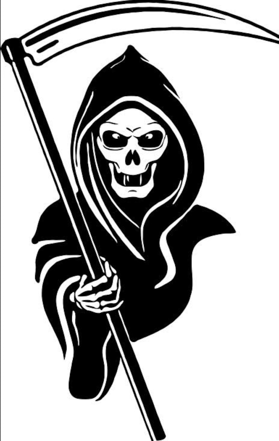 Grim Reaper Svg - Etsy