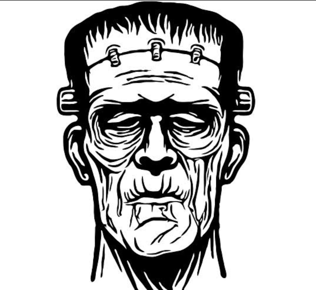 Frankenstein Svg - Etsy