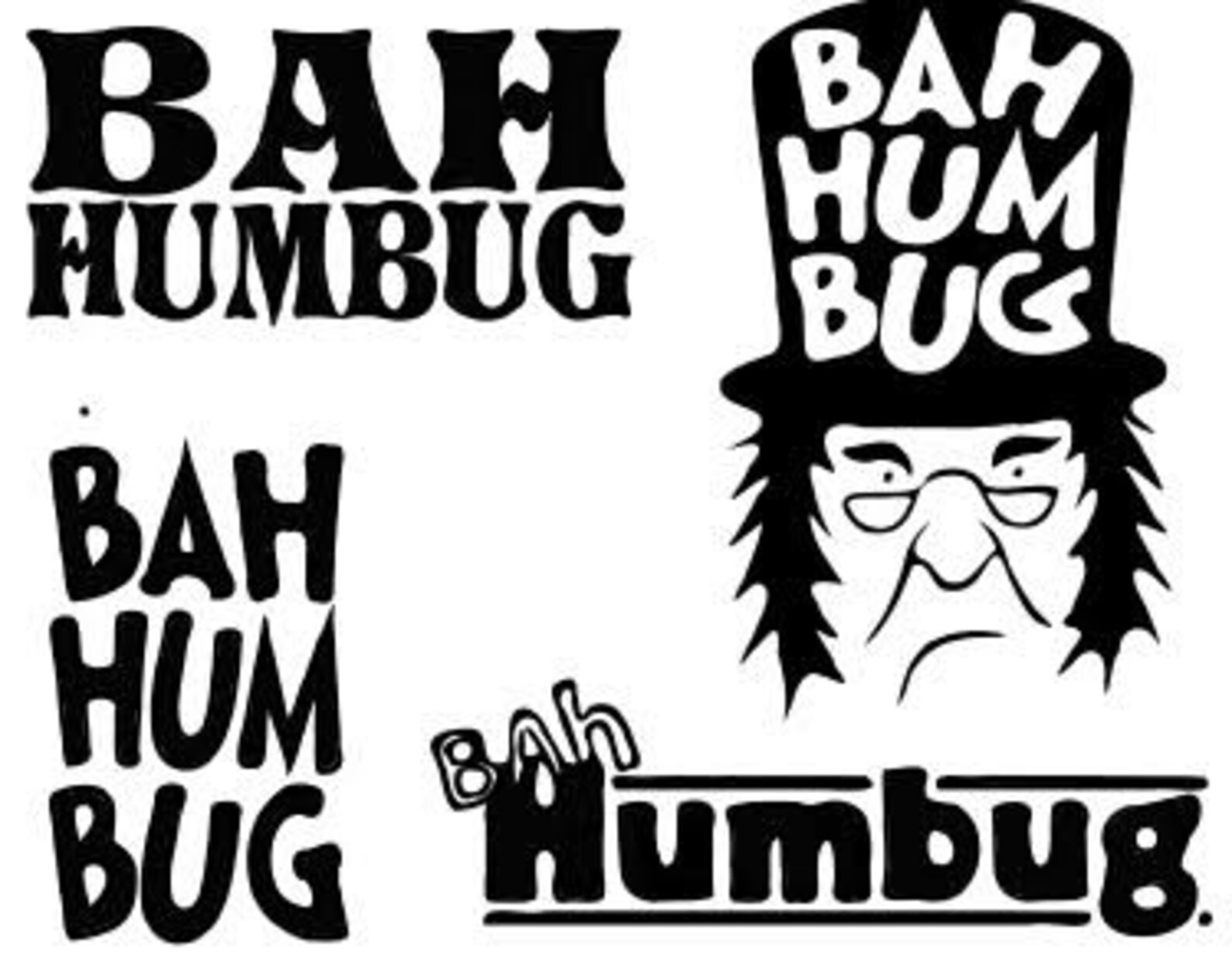 Bah Humbug Svg - Etsy