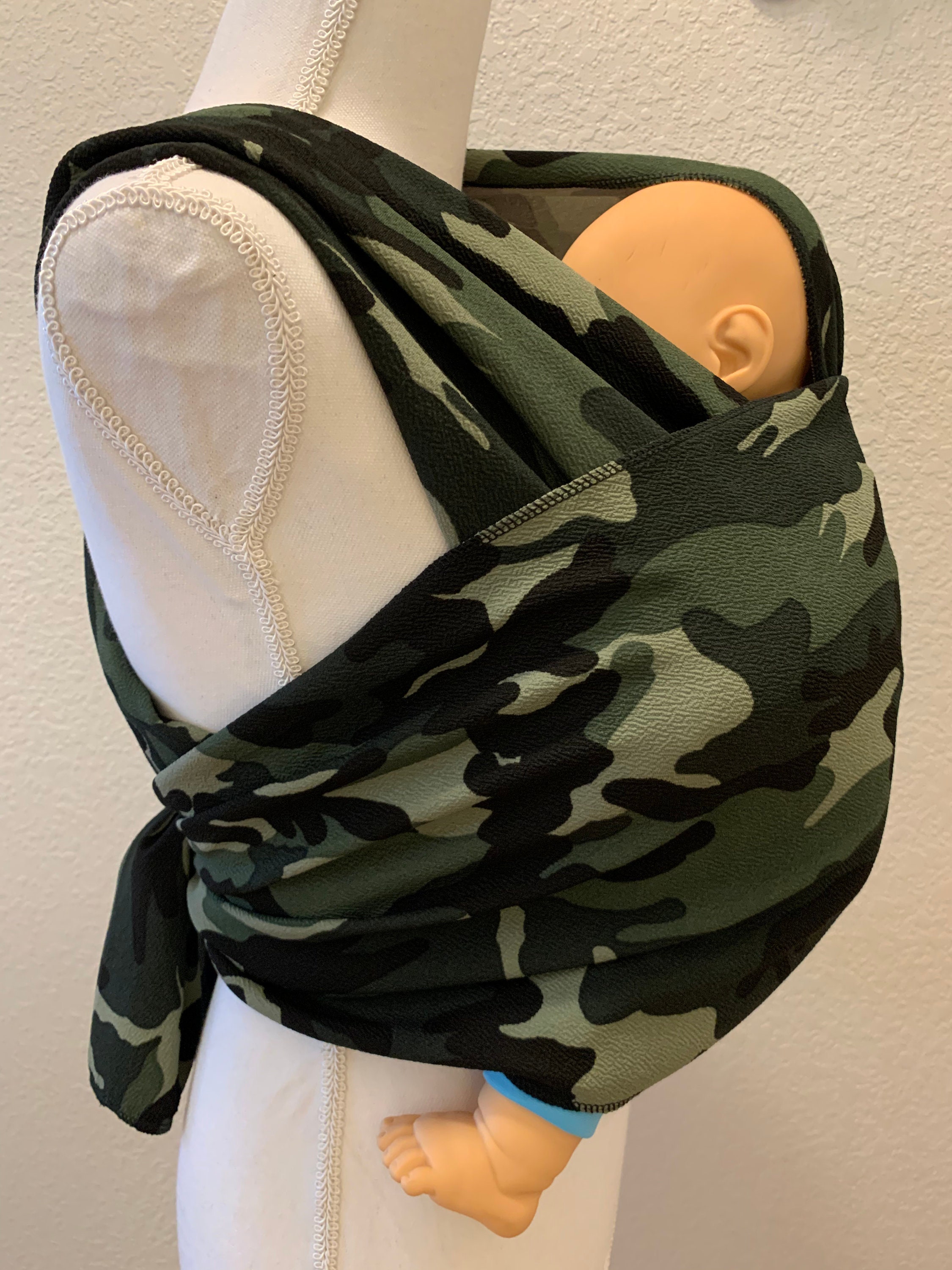 Camo baby carrier wrap baby shower gift stretchy breathable Etsy