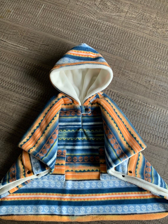 Kids poncho coat discount