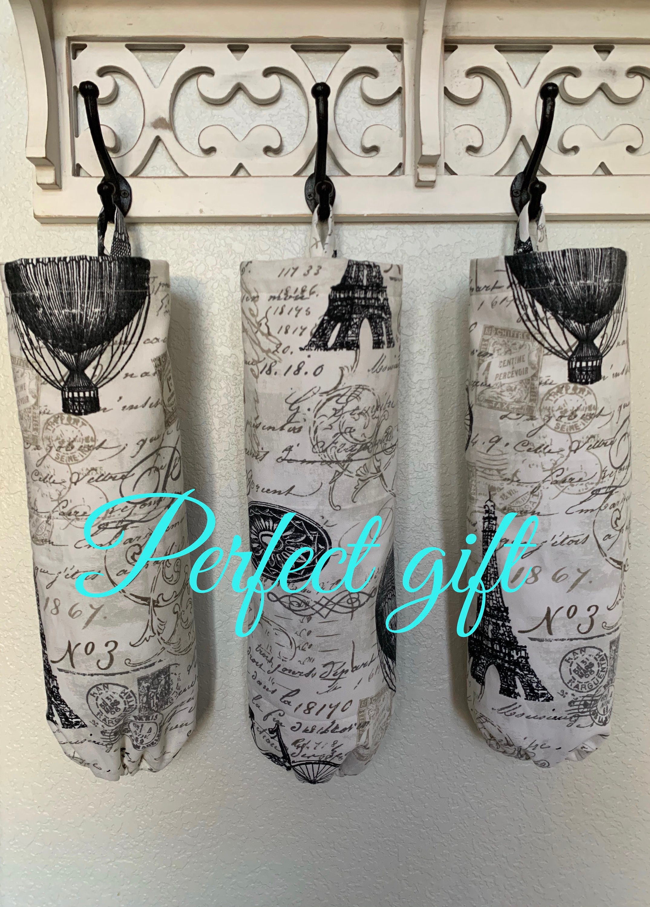 Plastic grocery bag double layered lining Etsy