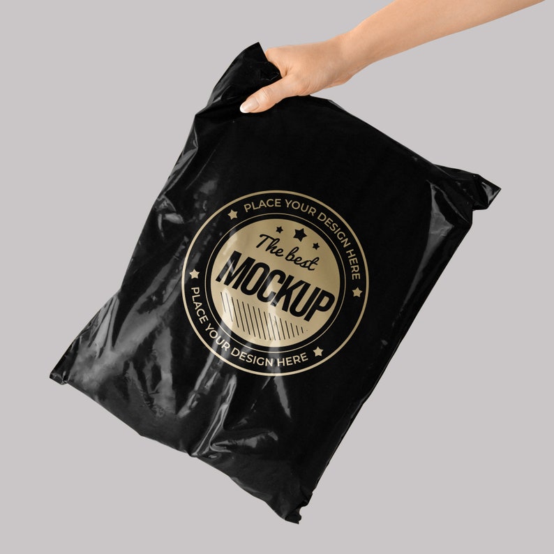 100pcs black poly mailer ready to ship or custom you design Etsy