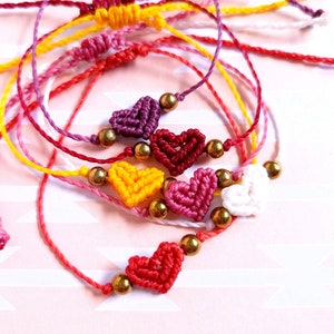 Small Dainty Heart Custom Hematite Bead Bracelet