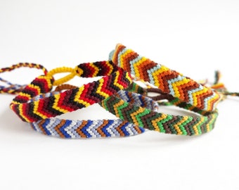 Avatar: The Last Airbender Inspired Chevron Friendship Bracelet