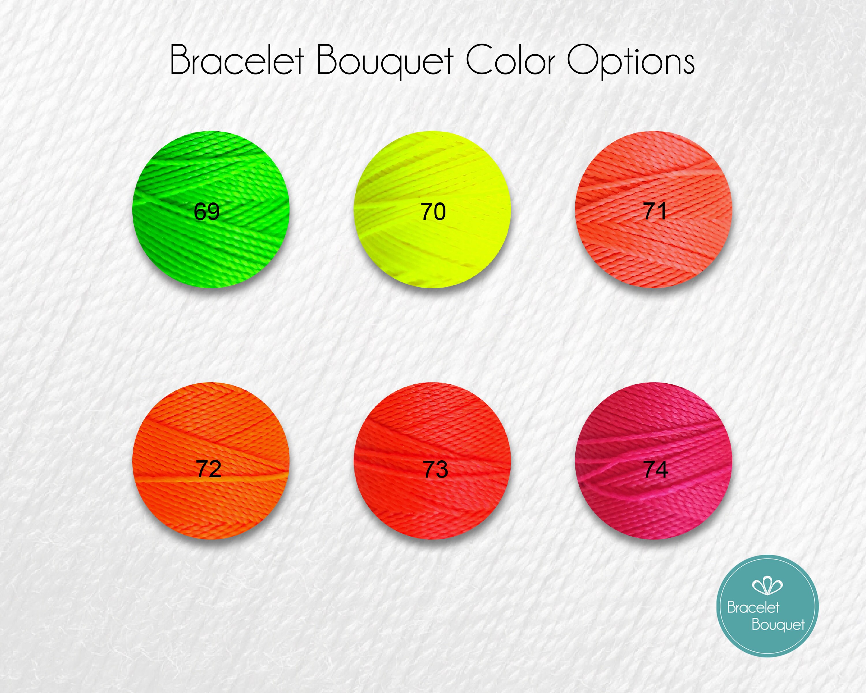 Solid Choose Your Own Color Macrame Waterproof Adjustable Etsy