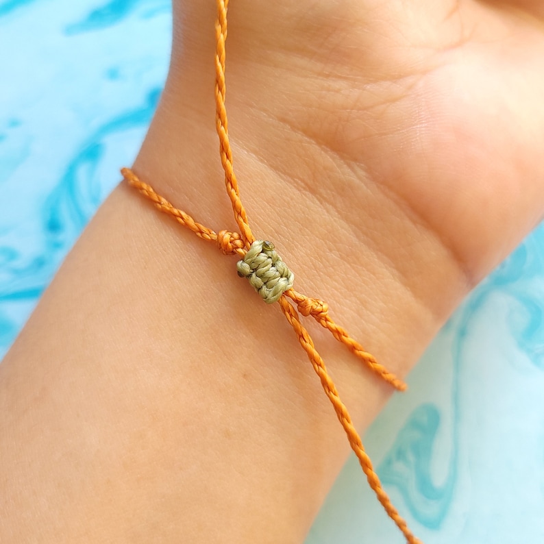 Macrame Sea Turtle Adjustable Waterproof Bracelet Etsy