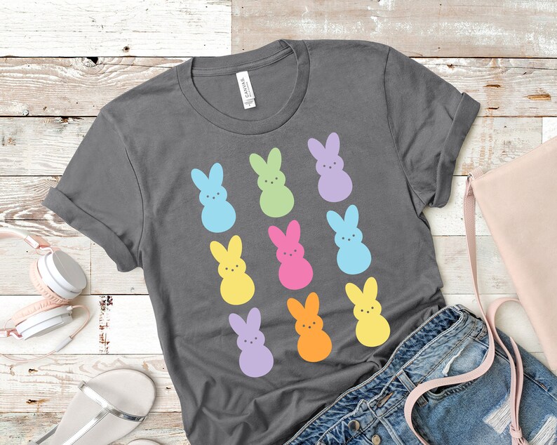 Easter Bunny peeps Shirt Easter Tee Easter Shirt Bunny - Etsy UK