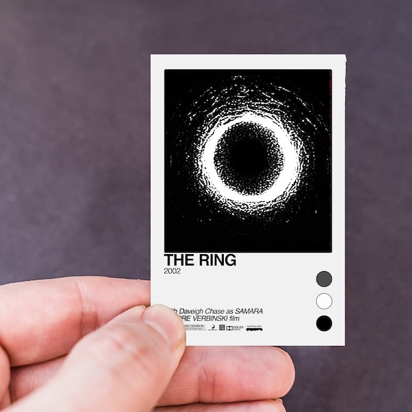 The Ring Poster Sticker For Laptop, Hydroflask, Car, Book, Aesthetic, Planners, Tumblers, Cups, Trucks, Horror Movies 2023