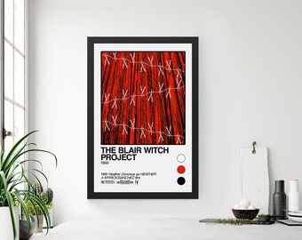 The Blair Witch Project Poster, Horror Decor, Horror Movie, Horror Movies 2023, Horror Poster, Poster Print, Poster Art, Poster Aesthetic