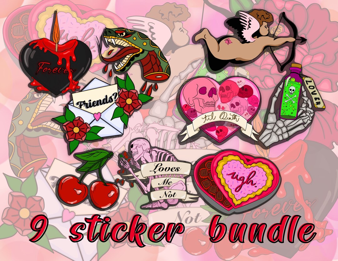 9 Sticker Bundle - Choose Any 9 Stickers for a Discounted Price - Etsy