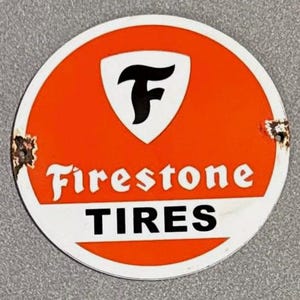 インテリア木製看板FIRESTONE検)アドバタイジングGOODYEAR70S Firestone Tires Sign - Etsy