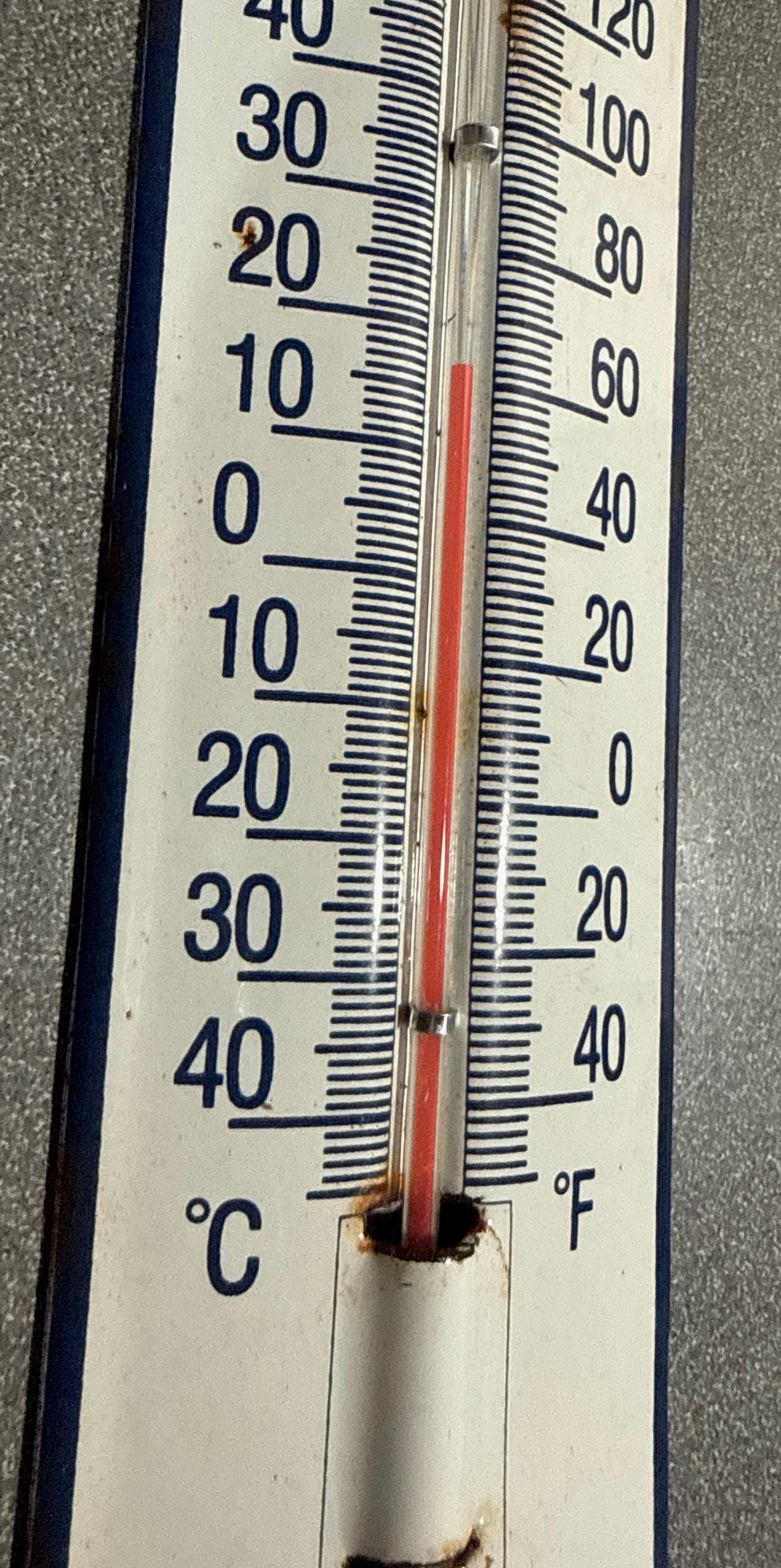 VINTAGE 12” GULF GASOLINE Thermometer Porcelain Sign Car Oil Gas Truck ...