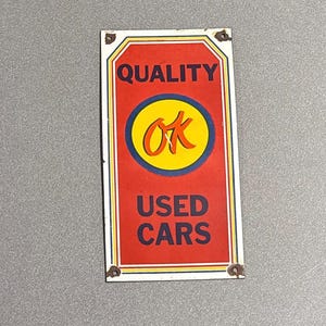 Ok Used Cars Signs - Etsy
