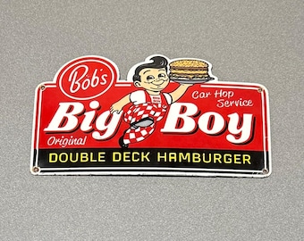 Bob's Big Boy Logo, as a Framed Round Poster - Etsy