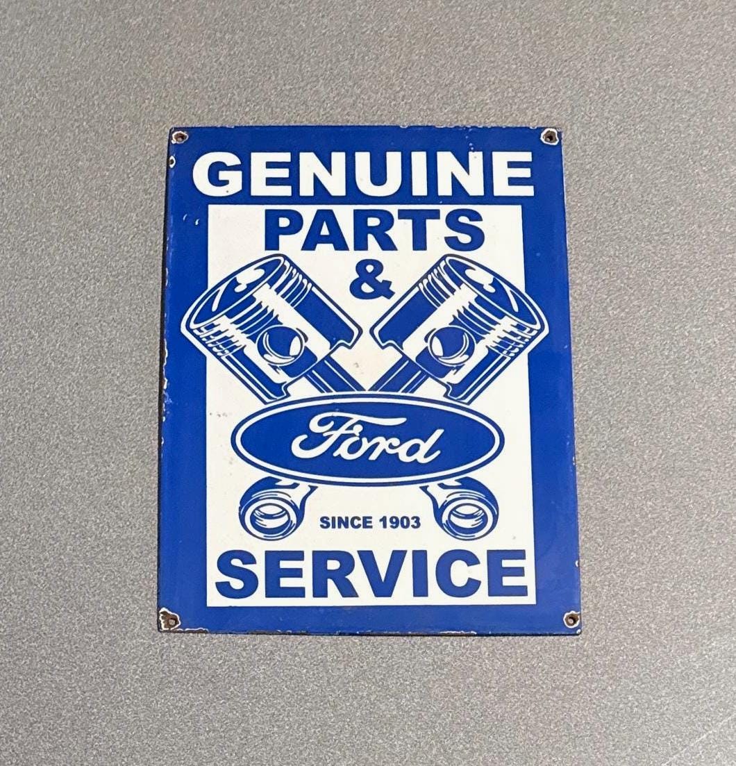 Genuine Ford Parts Sign - Etsy
