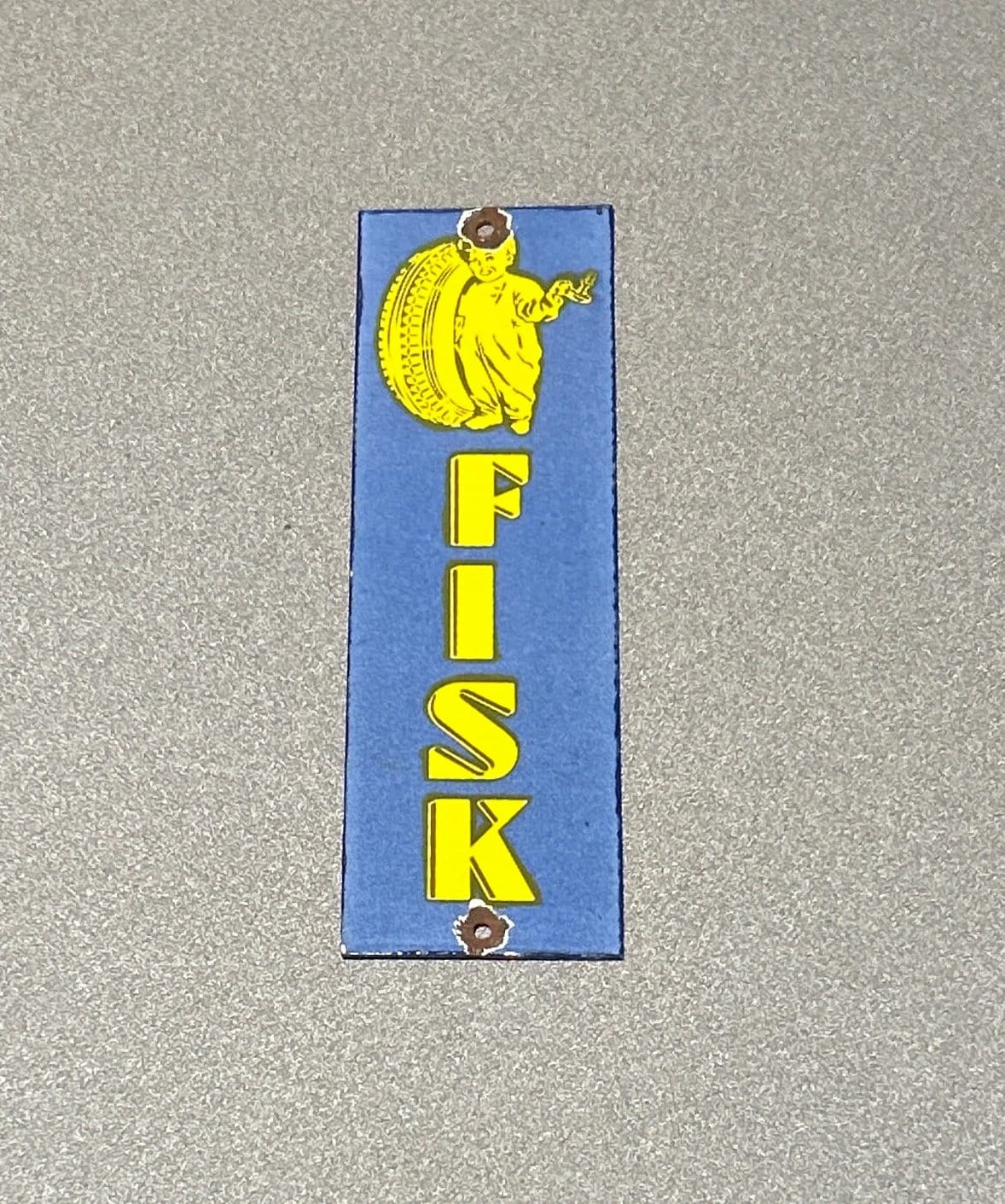 VINTAGE FISK TIRES Porcelain Sign Car Oil Gas Truck - Etsy
