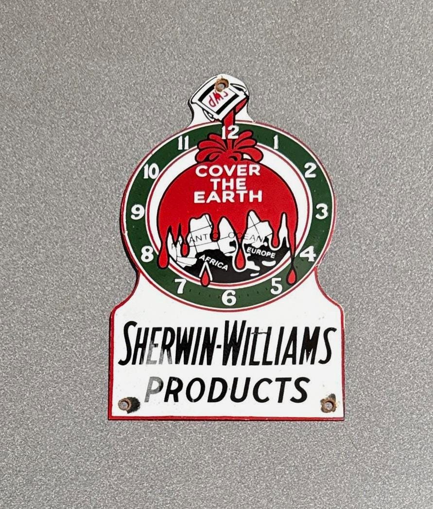Vintage Sherwin Williams Paint Sign - Etsy