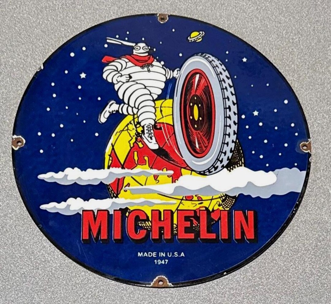 VINTAGE 12” SHELL GASOLINE Porcelain Sign Gas Oil Car Motorcycle Truck ...