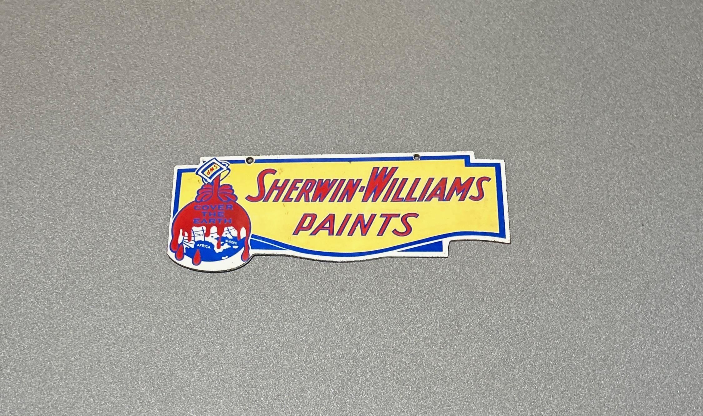 Vintage Sherwin Williams Paint Sign - Etsy
