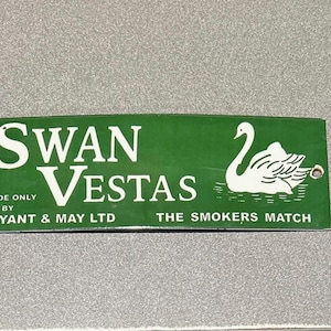 Swan Vestas Matches - Etsy