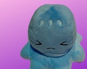 Levi - Blue Purple reversible jellyfish plush toy - UK stock - FAST and FREE delivery