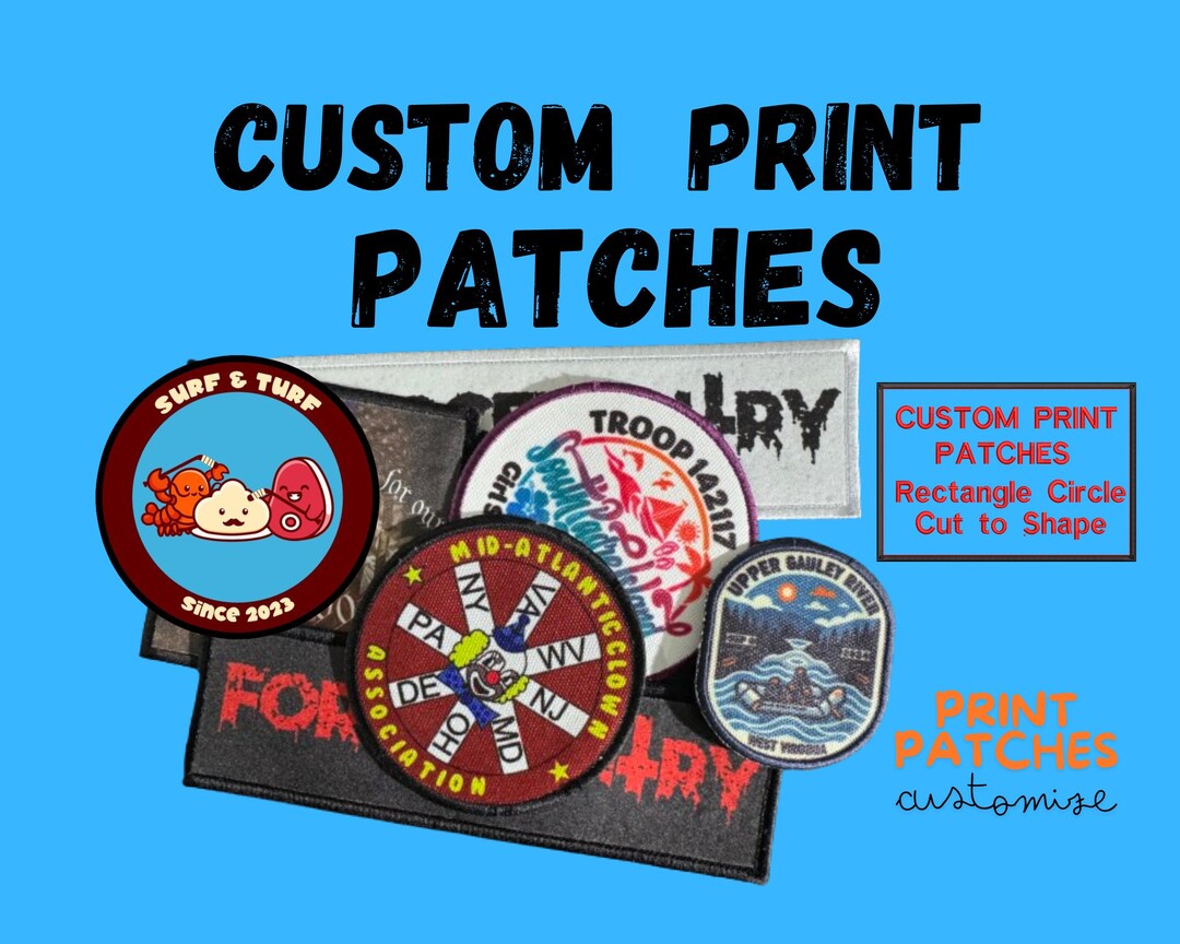 Custom Print Patches Etsy Canada